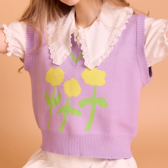 Kina & Tam Tops - Kina & Tam Serenata Knit Vest